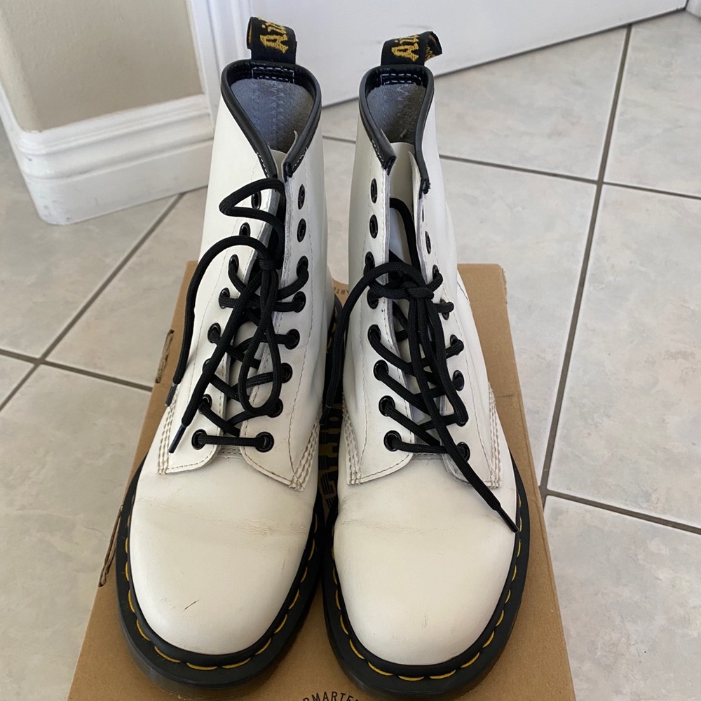 white doc martens